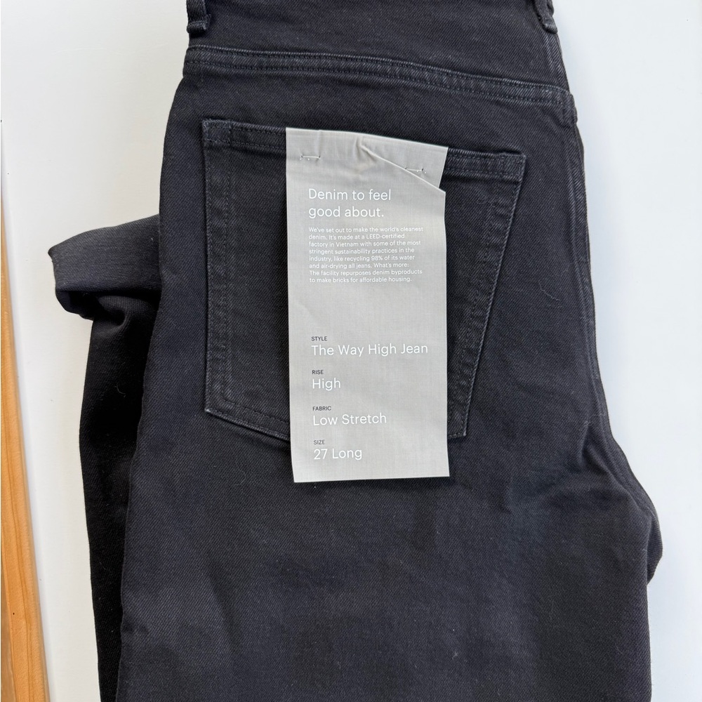 Everlane Way High Jean - black